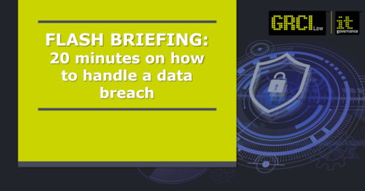 20 minutes on how to handle a data breach