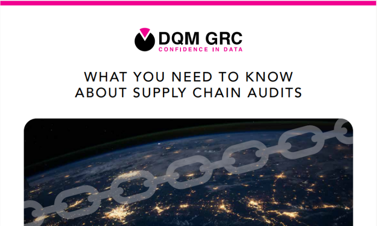 Supply chain audit checklist